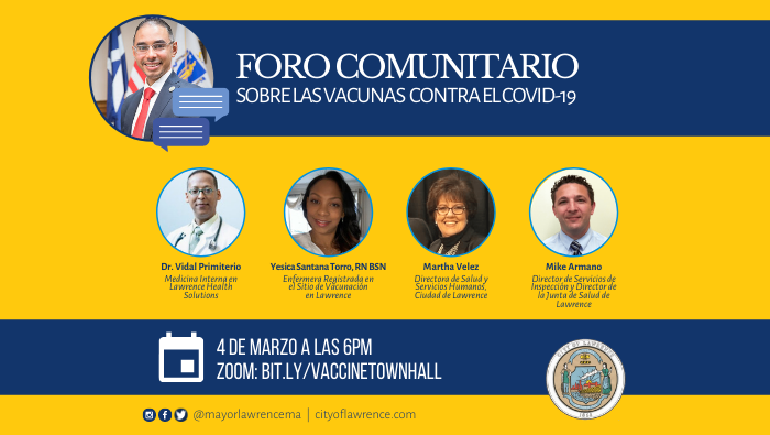 Foro Comunitario sobre las Vacunas Contra el COVID-19