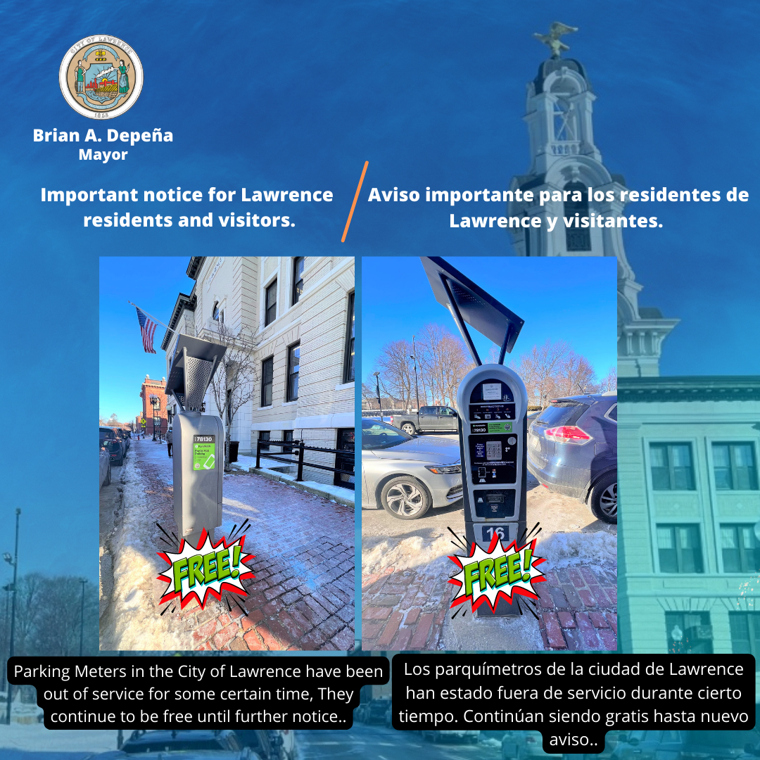Parquimetros en Lawrence, MA