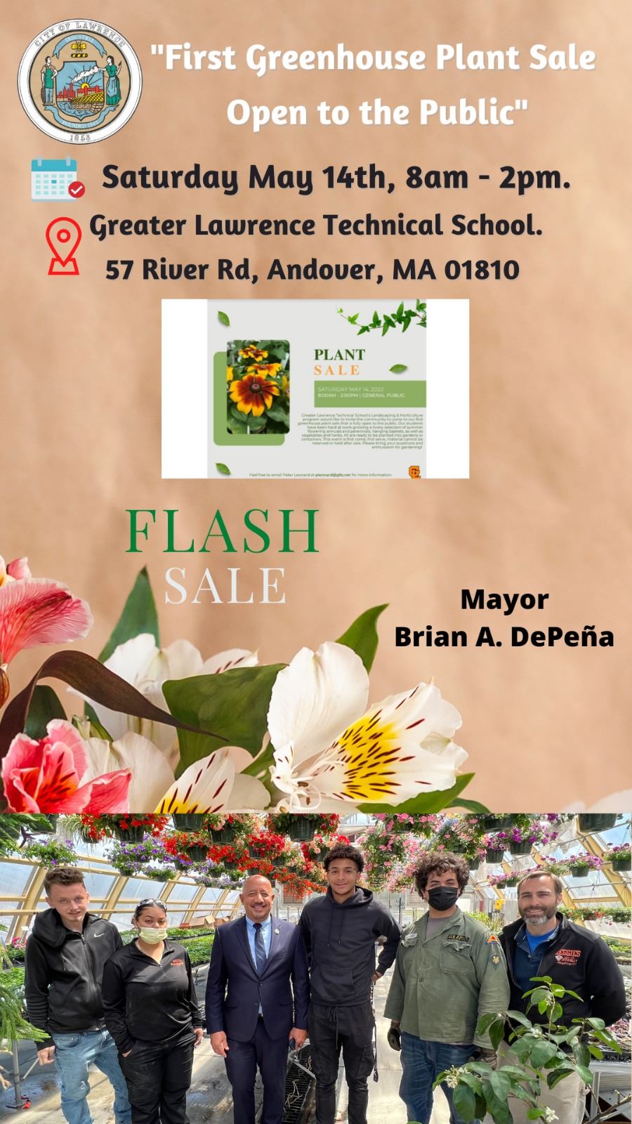 First Greenhouse Plant Sale Open to the Public