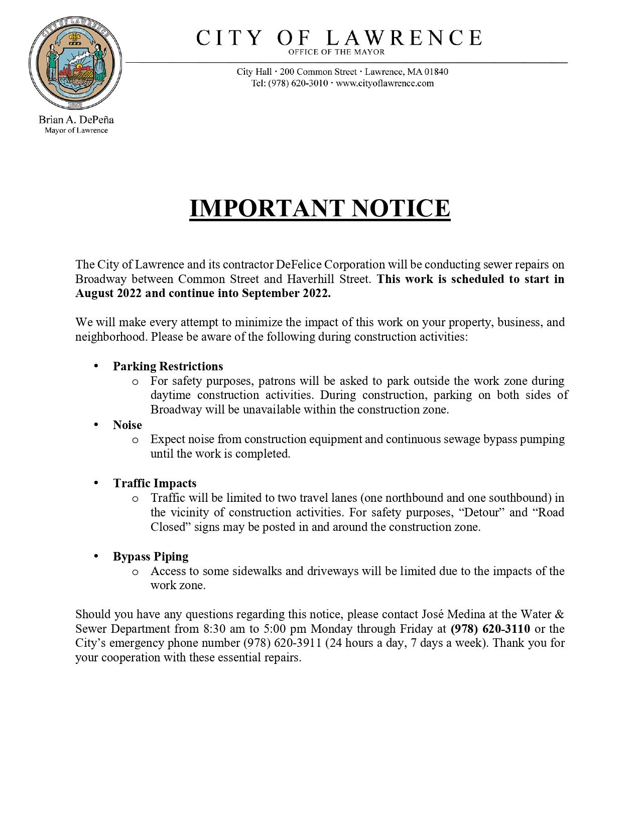 2022.07.20 Lawrence Contract VI - Broadway Notice_page-0001