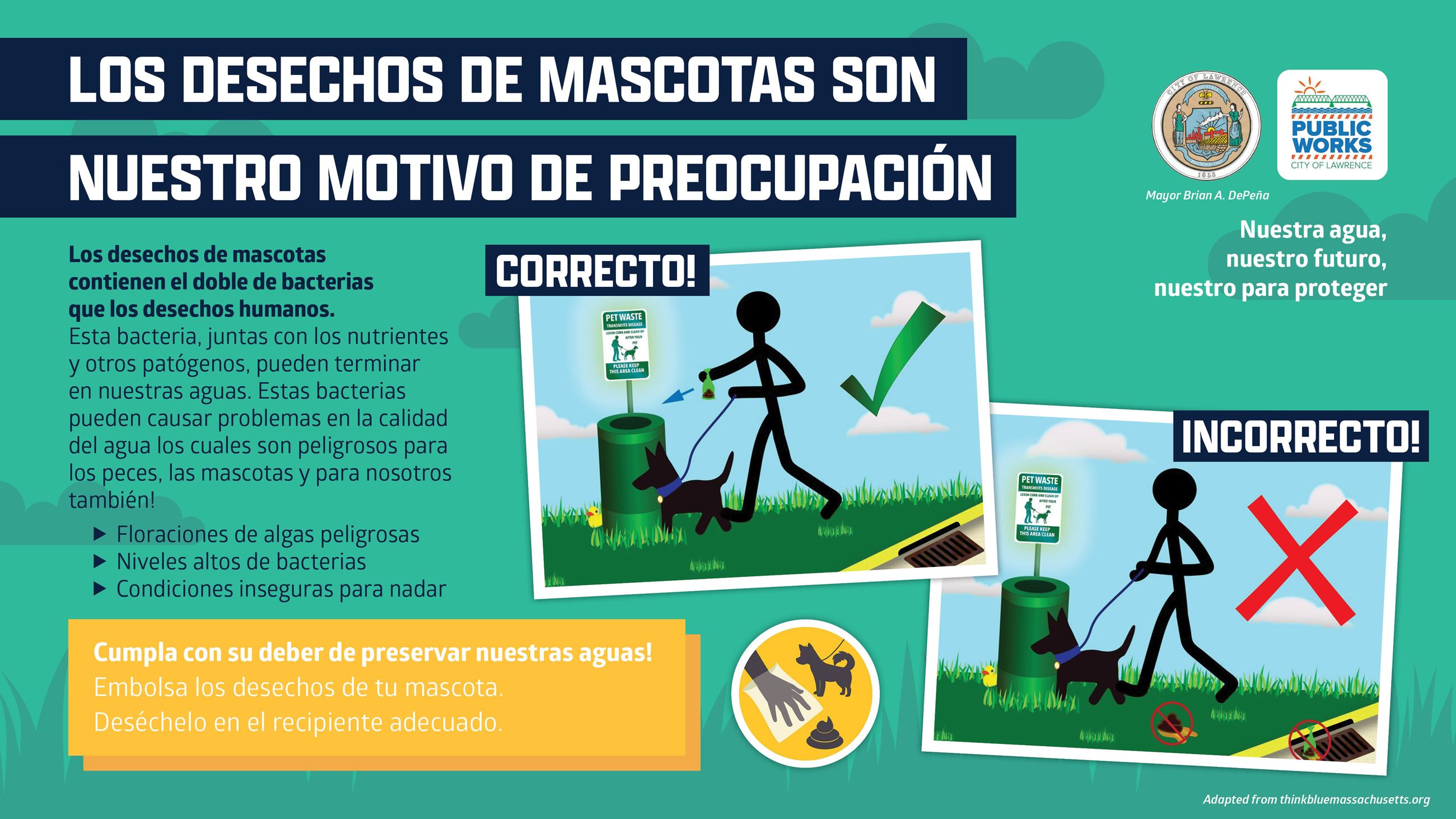 Lawrence Pet Waste Facebook Post_Spanish