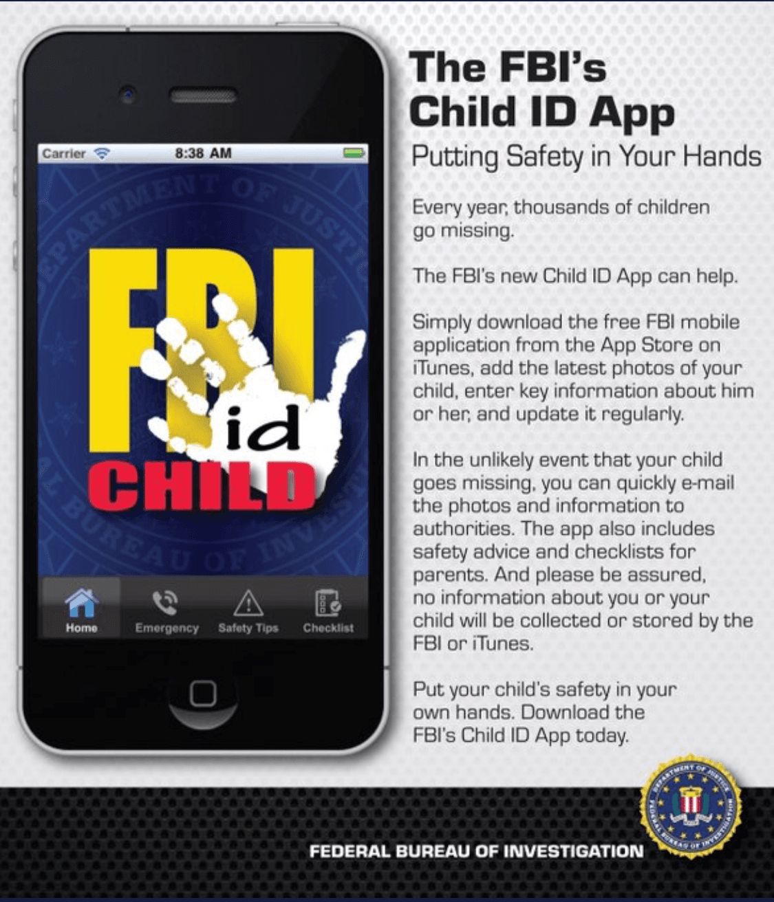 FBI Child Id App