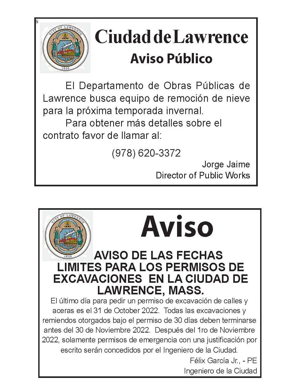 DPW Ads in Spanish