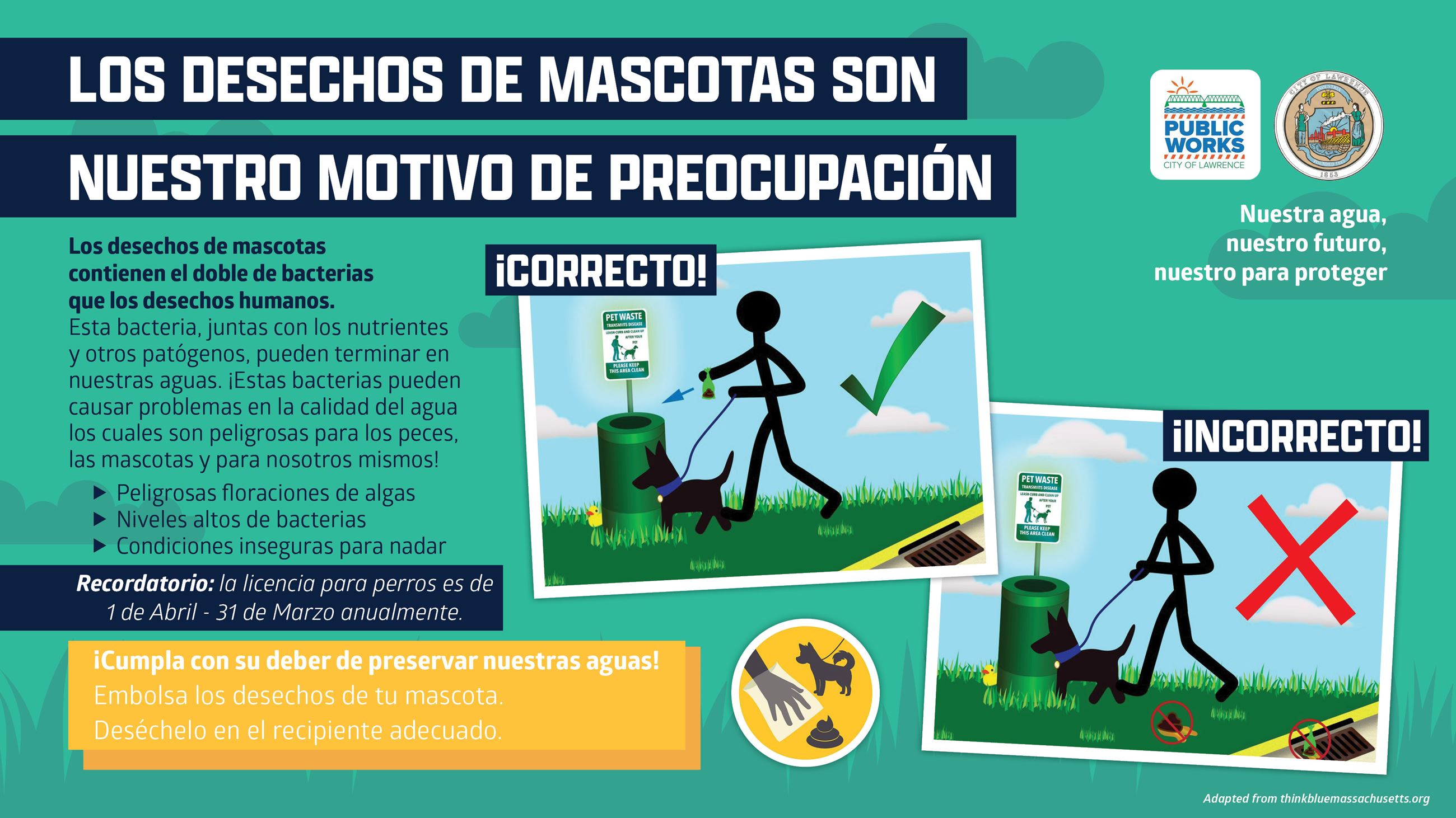 Lawrence Pet Waste Facebook Post_Spanish